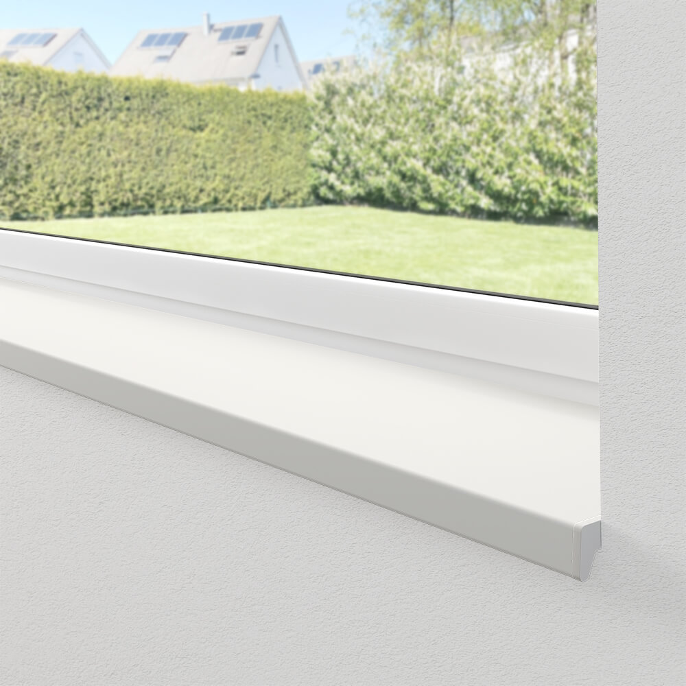 Appui de fenêtre en PVC : blanc crème