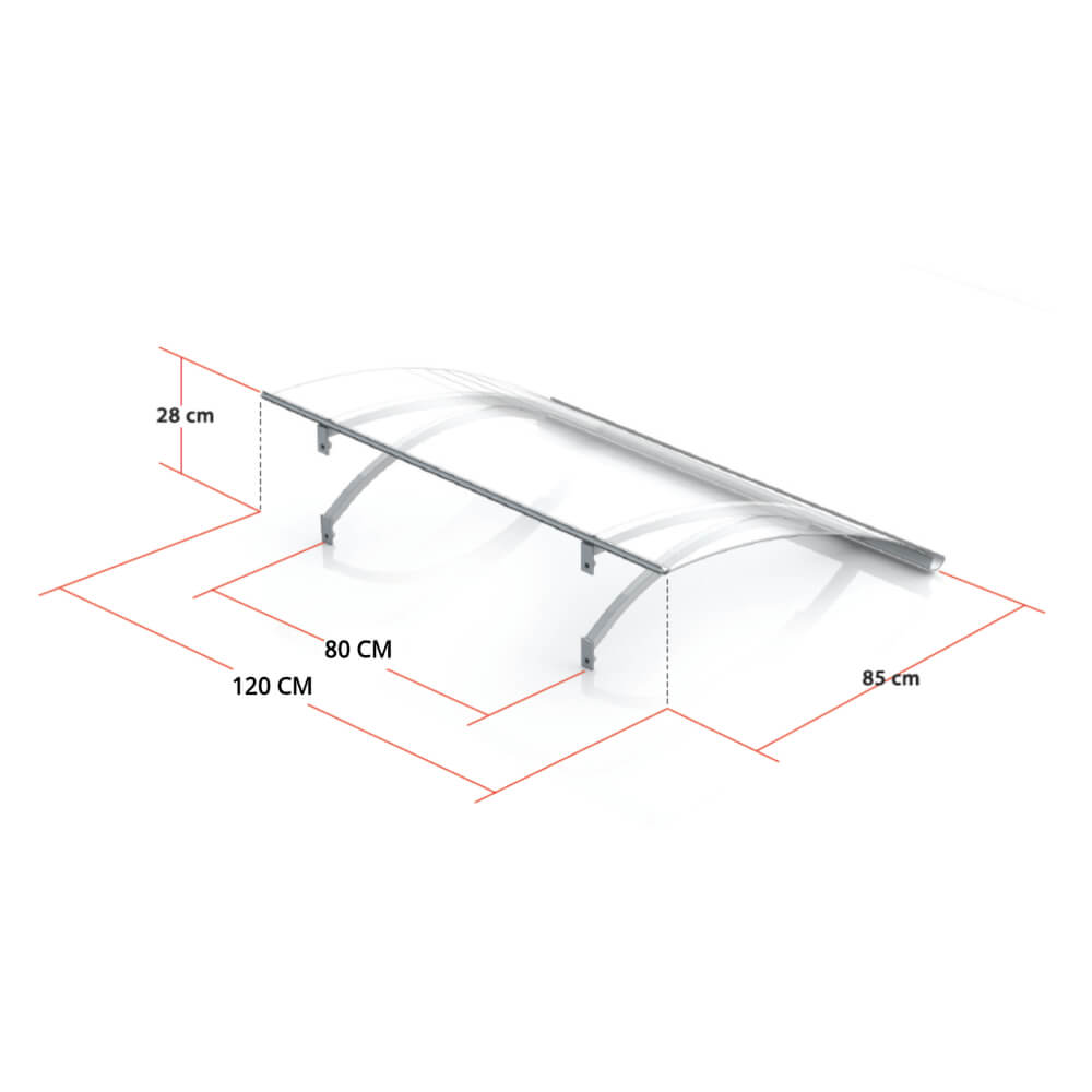 Marquise Pornic dimensions - 120 cm de large