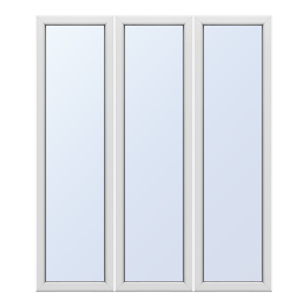 Porte-Fenêtre PVC 2 Vantaux à Rupture de Pont Thermique Sur Mesure